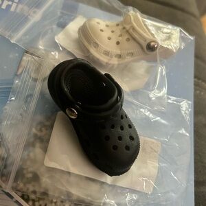 CROCS Jibbitz Black Shoe Charm x1